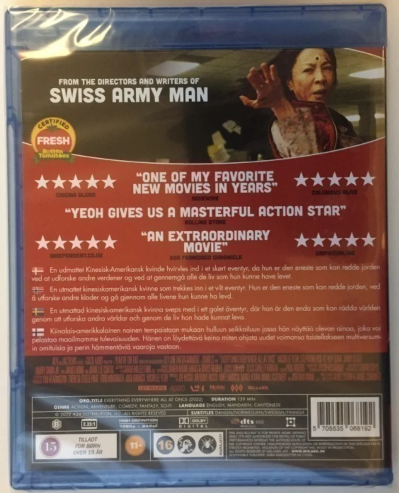 Everything Everywhere All At Once (Blu-ray) Michelle Yeoh