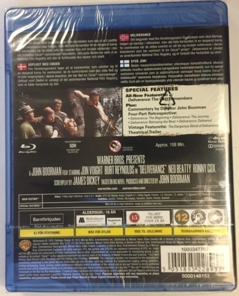 Syvä joki - Deliverance (Blu-ray) Jon Voight (1972)