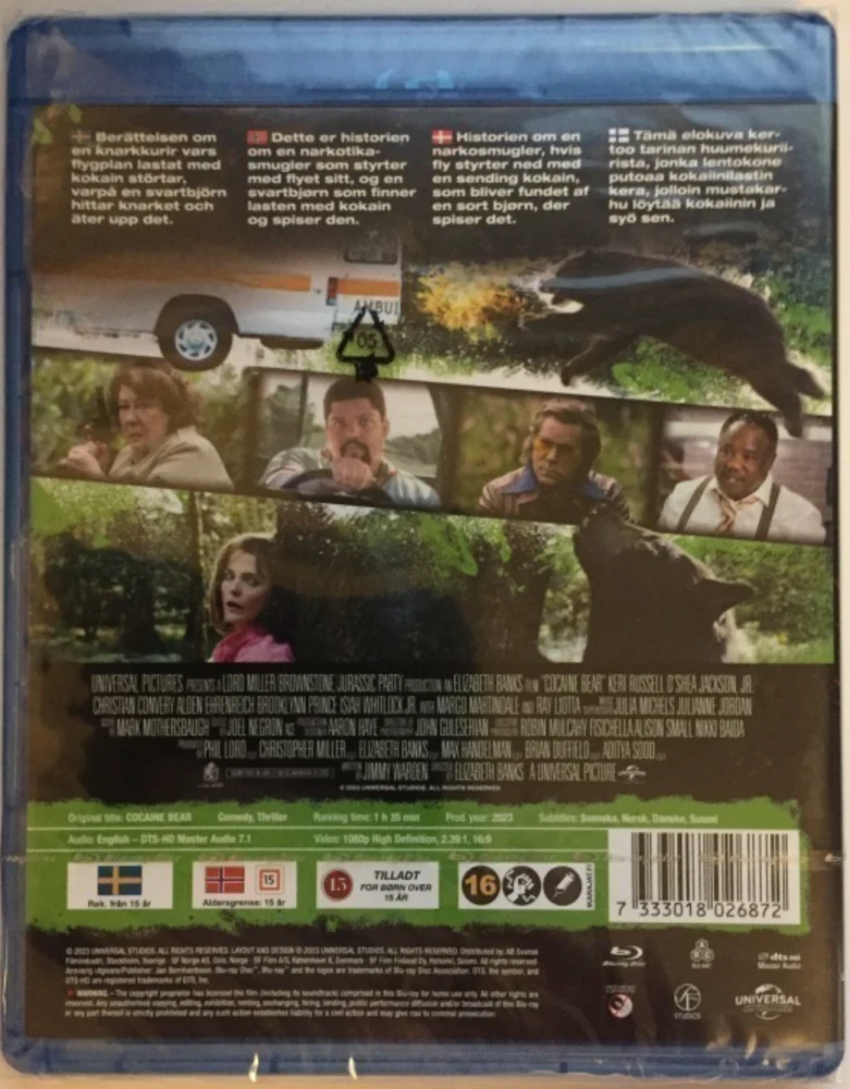 Cocaine Bear (Blu-ray) 2023