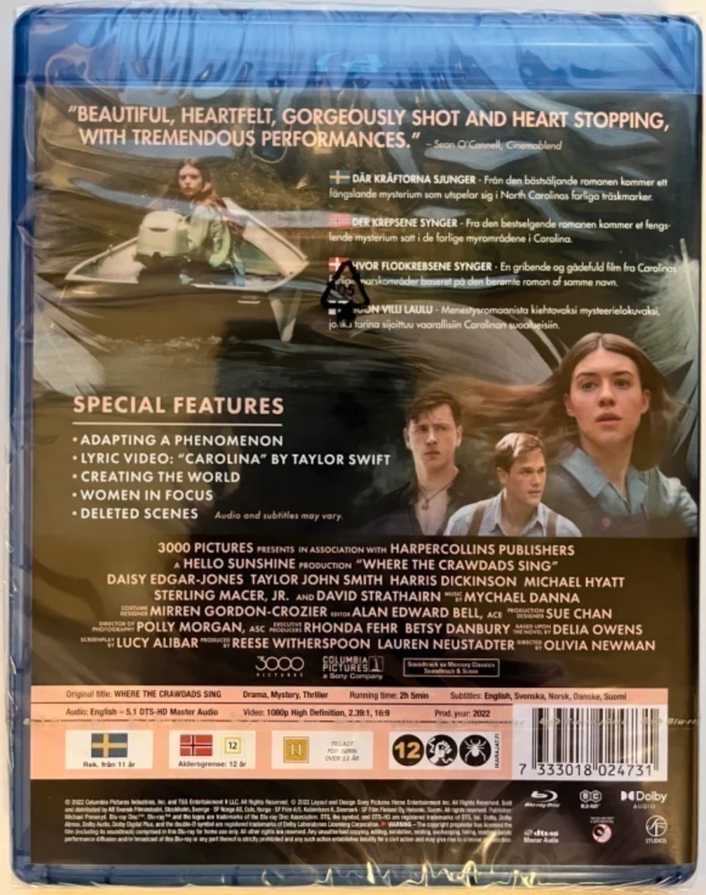 Suon Villi Laulu - Where The Crawdads Sing (Blu-ray)