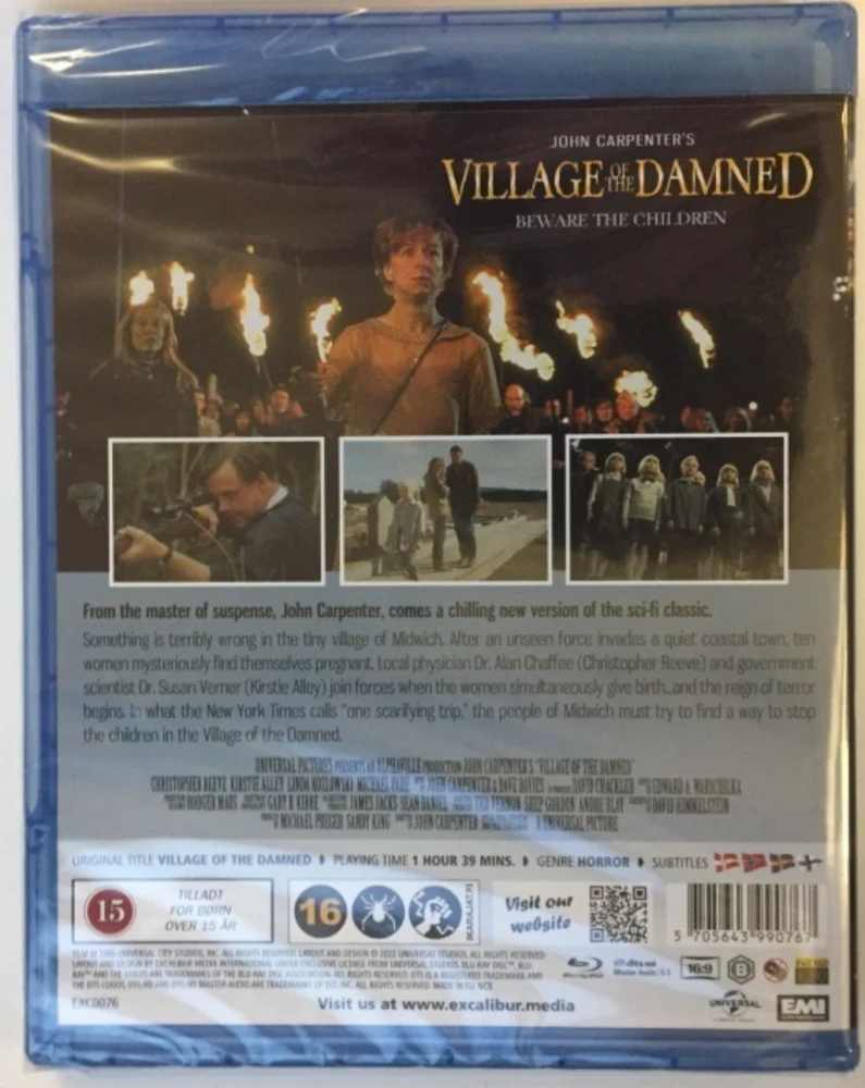 Kirottu kaupunki - Village of the Damned (Blu-ray)1995