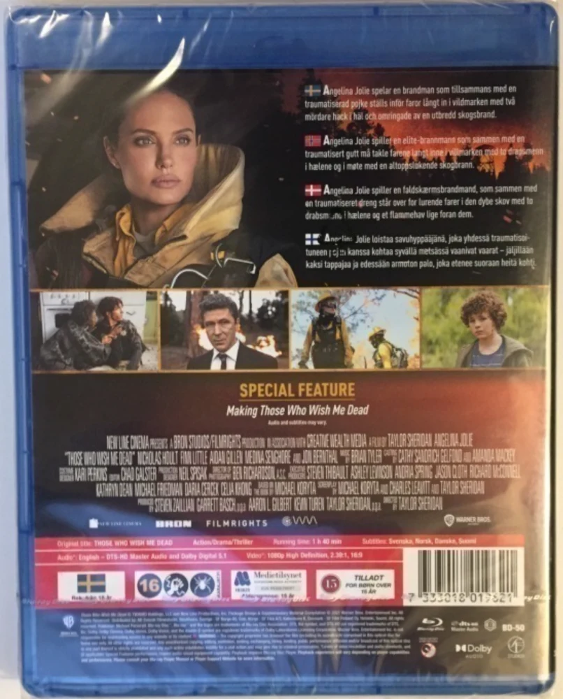Those Who Wish Me Dead (Blu-ray) Angelina Jolie (2021)