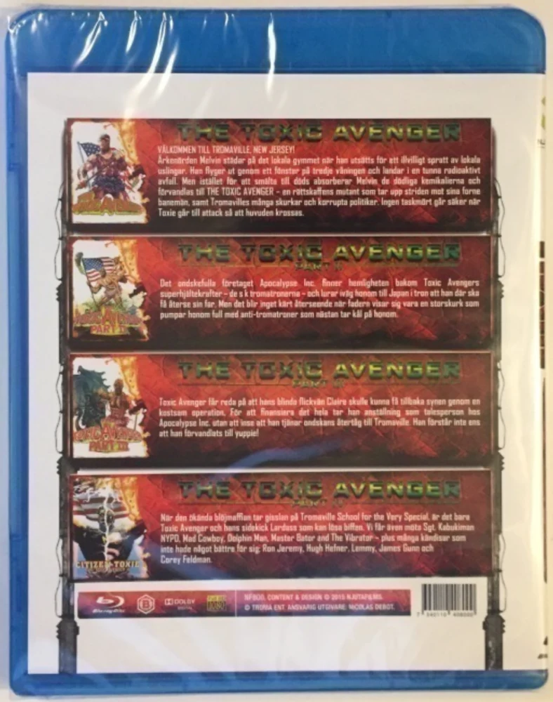 The Toxic Avenger 1-4 Collection (Blu-ray)