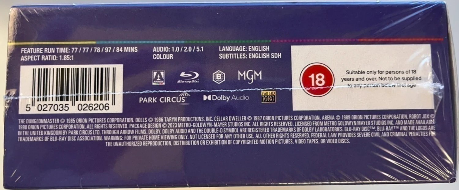 Enter The Video Store - Empire Of Screams (5x Blu-ray)