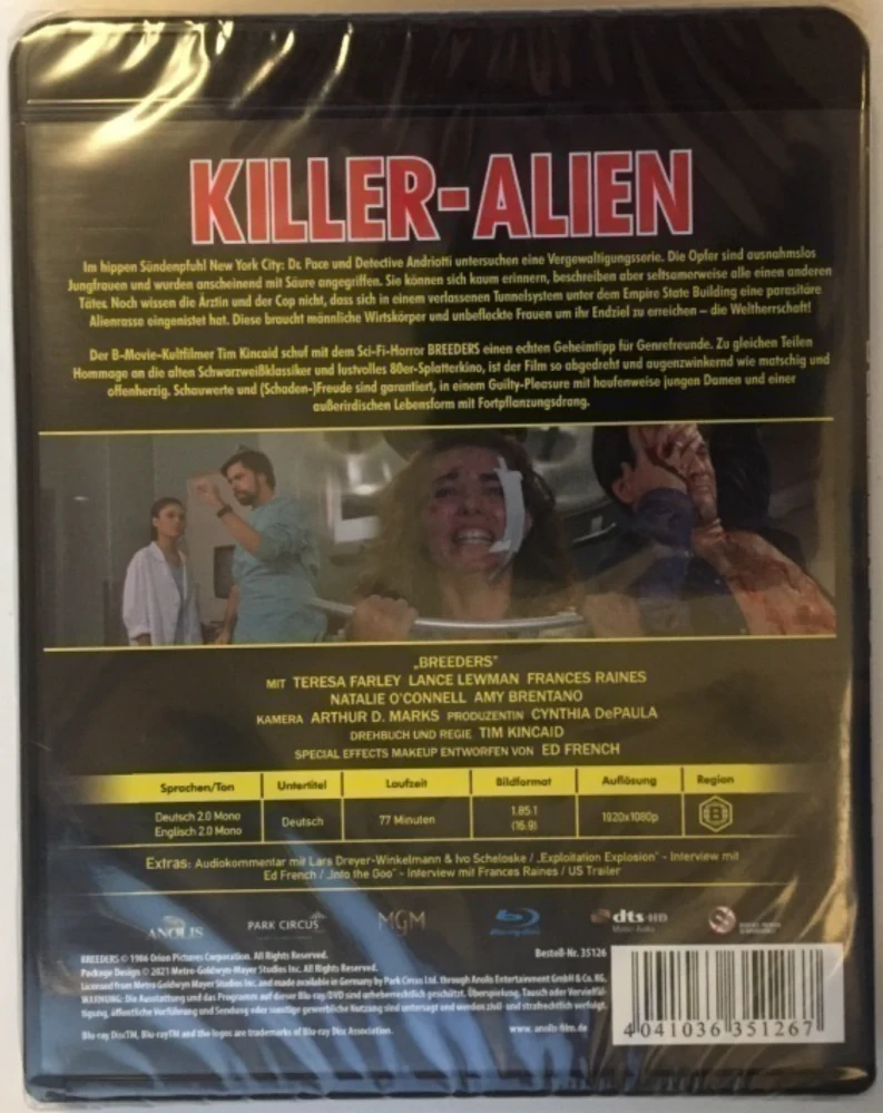 Breeders - terrorin maihinnousu (Blu-ray) (1986)