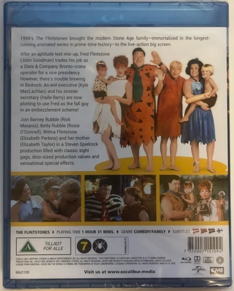 Kiviset ja Soraset - The Flintstones (Blu-ray) 1994