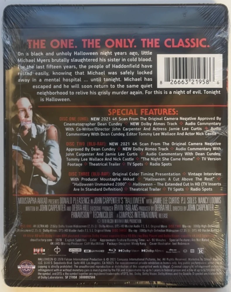 HALLOWEEN: Collector's Edition [4K UHD] 1978