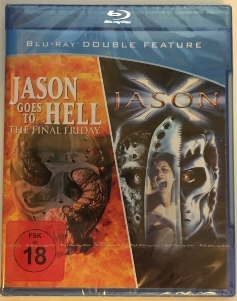 Jason Goes to Hell (1993) & Jason X (2001) Blu-ray
