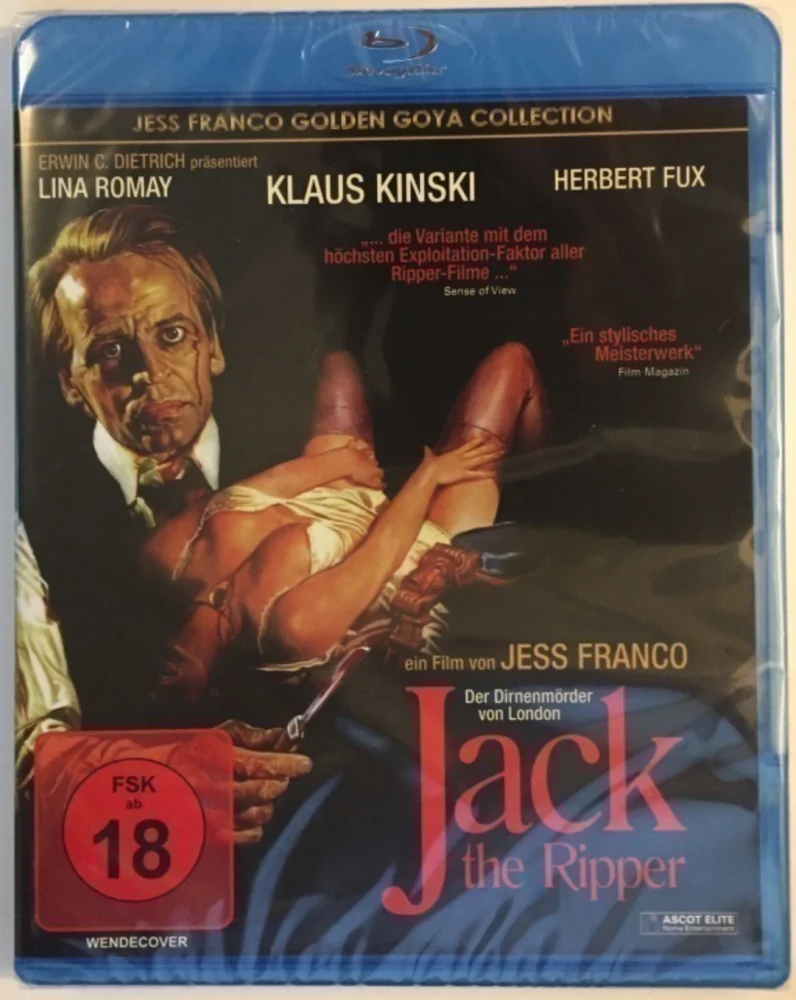 Jack the Ripper (Blu-ray) Jess Franco -elokuva (1976)