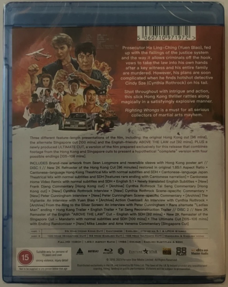 Righting Wrongs (2x Blu-ray)