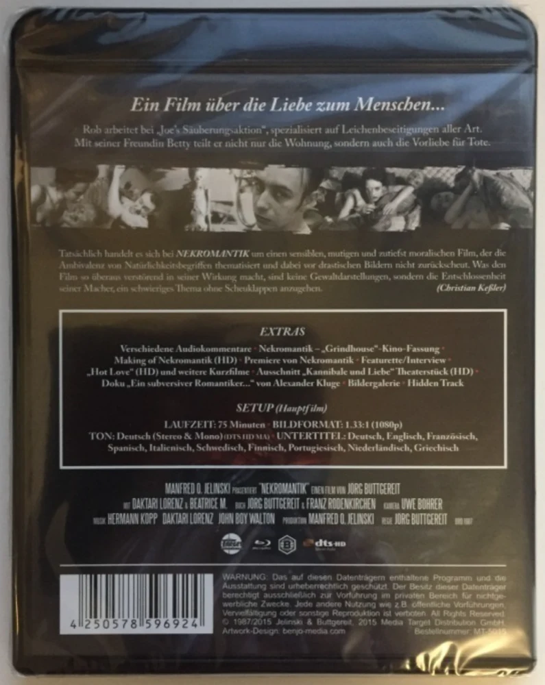 Nekromantik (Blu-ray) Banned (1988) (suomi tekstit)