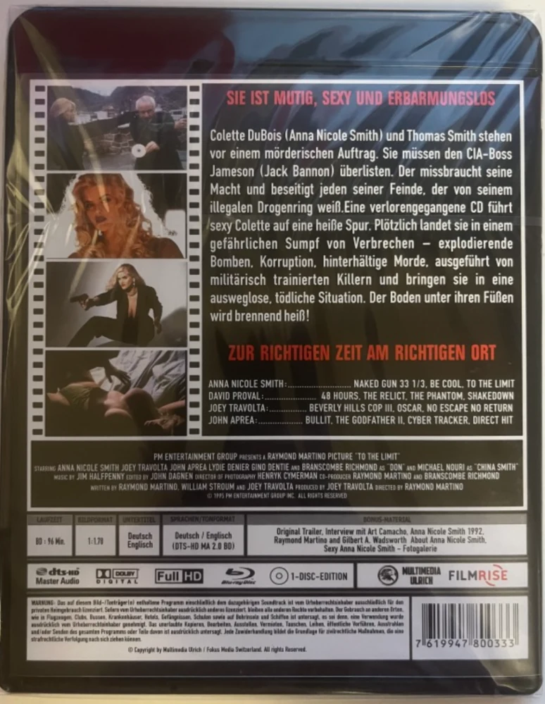 To The Limit - Limited to 300 (Blu-ray)