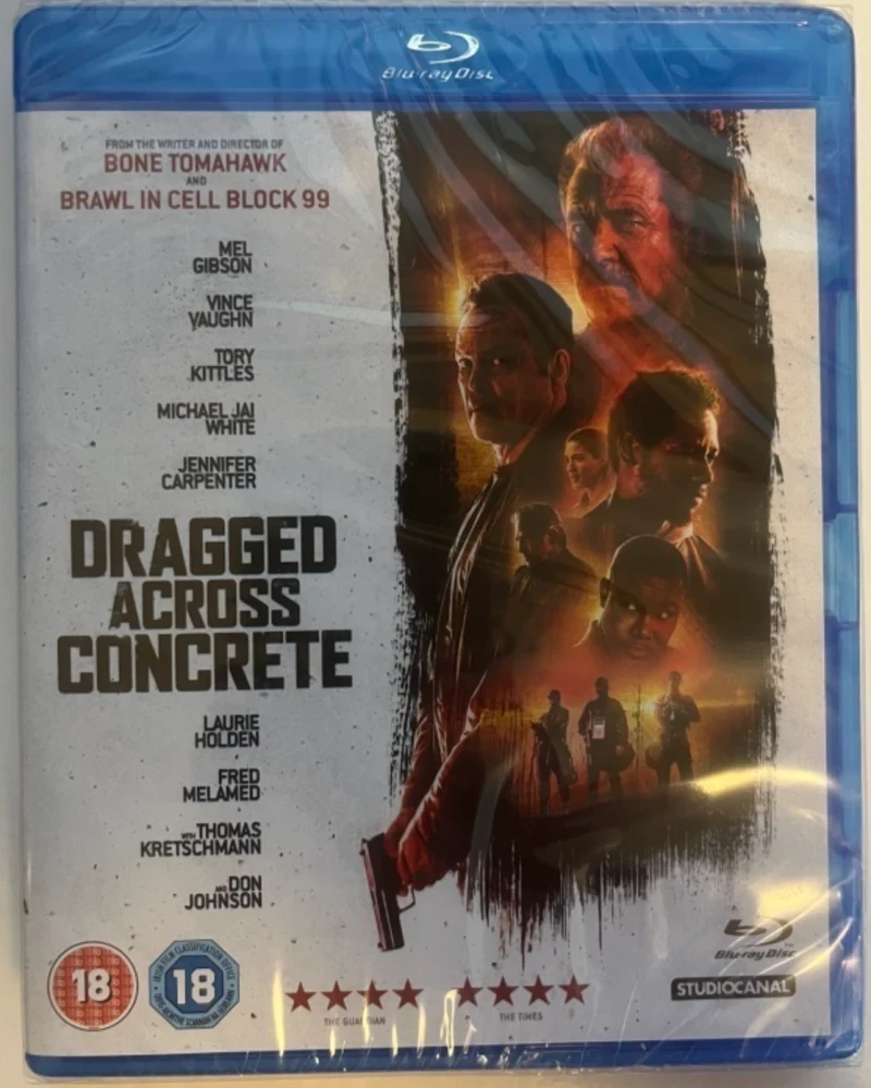 Dragged Across Concrete (Blu-ray) Mel Gibson, Vince Vaugh