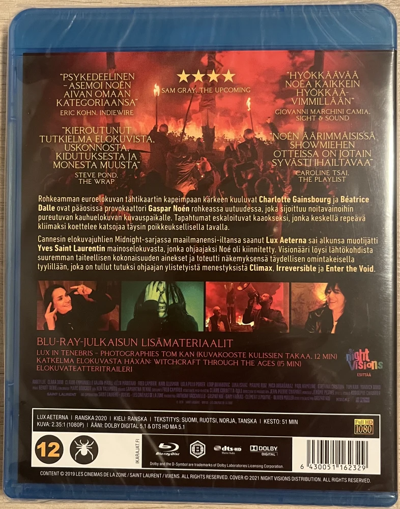 LUX AETERNA (BLU-RAY) Lvx Æterna