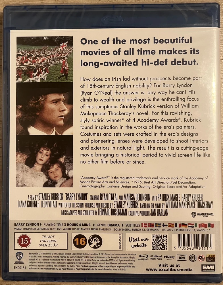 Barry Lyndon (1975) Blu-ray