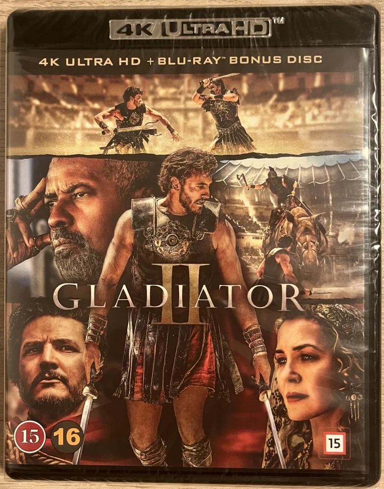Gladiator II (2024) (4K UHD + Bonus Blu-ray)