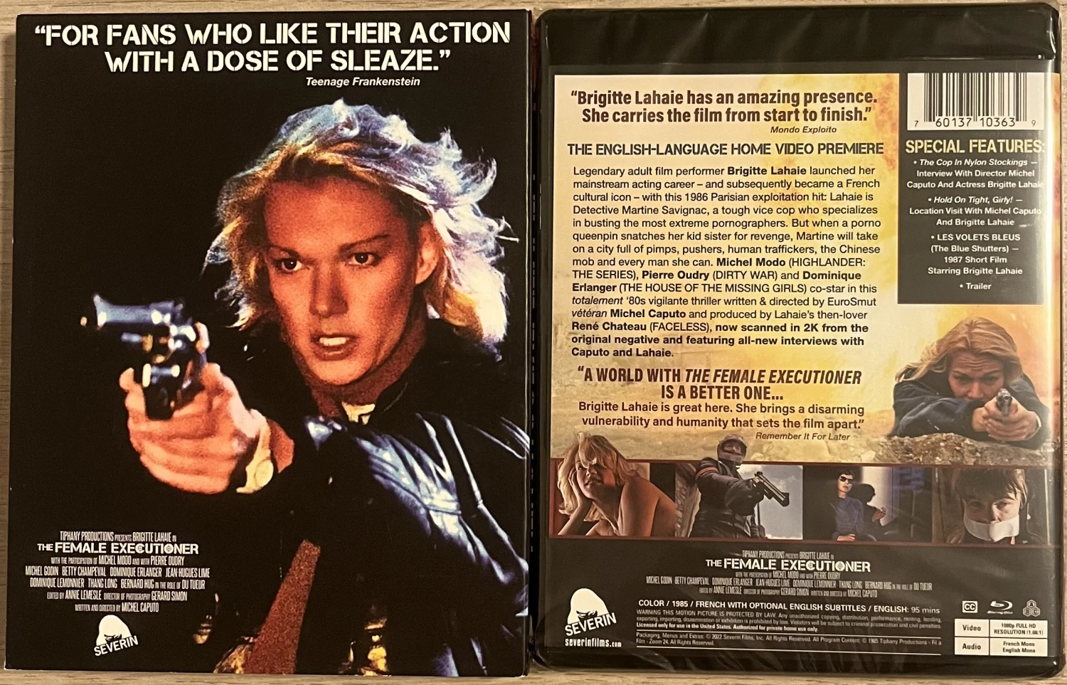 Miss Magnum (Blu-ray) The Female Executioner (1986) L'exécutrice (Slipcover)