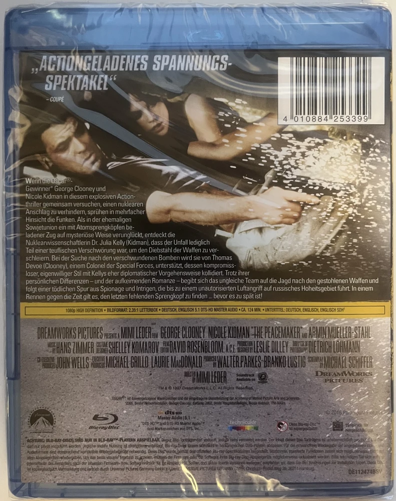 Rauhantekijä - The Peacemaker [Blu-ray] 1997