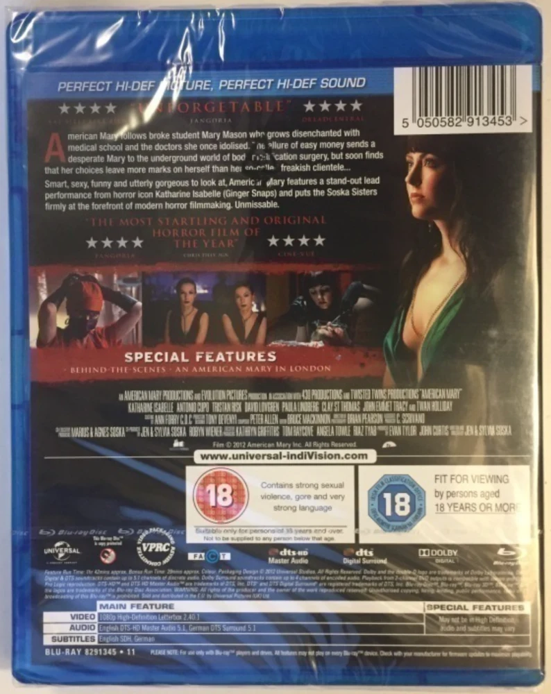 American Mary (Blu-ray) O: The Soska Sisters (2012)