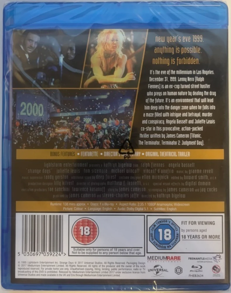 Strange Days (Blu-ray) (1995)