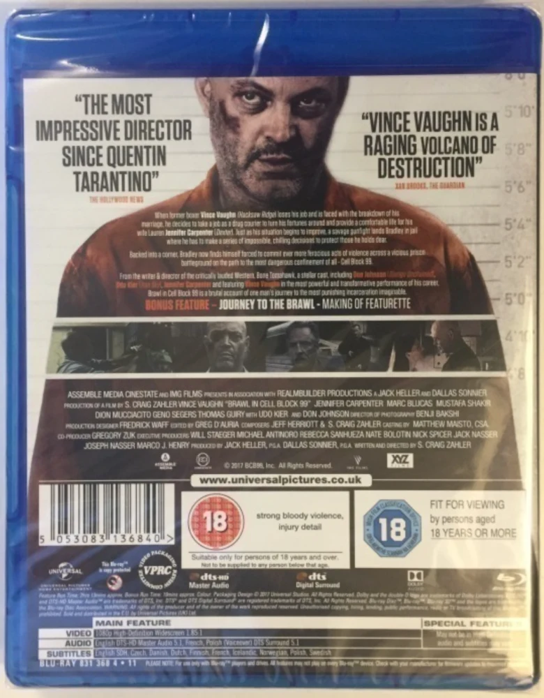 Brawl in Cell Block 99 (Blu-ray) Vince Vaughn (2017)