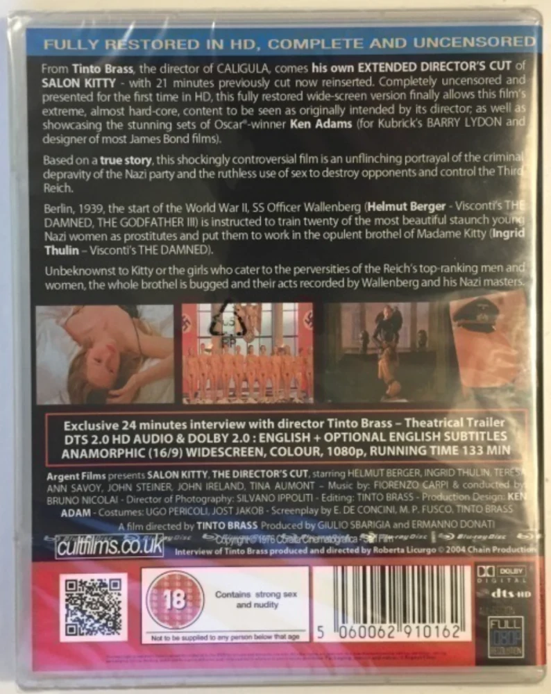 Salon Kitty (Director's Cut) (Blu-ray) 1976 Tinto Brass