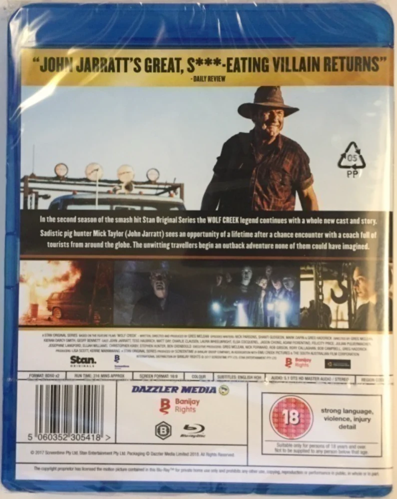 Wolf Creek - Season 2 (Blu-ray) (Tuonti) O: Greg McLean