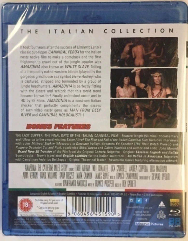 Amazonia - The Catherine Miles Story (Blu-ray) The Italian Collection 42# (1985) White Slave / Schiave bianche - Violenza in Amazzonia