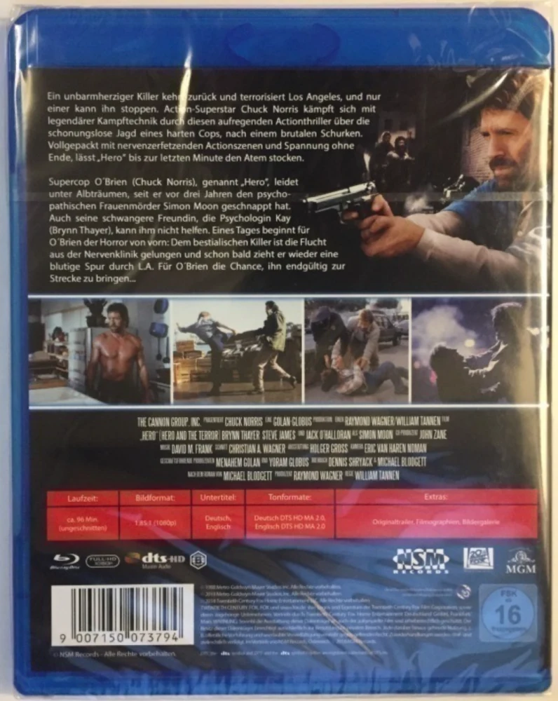 Tappajan ote - Hero and the terror   (Blu-ray)