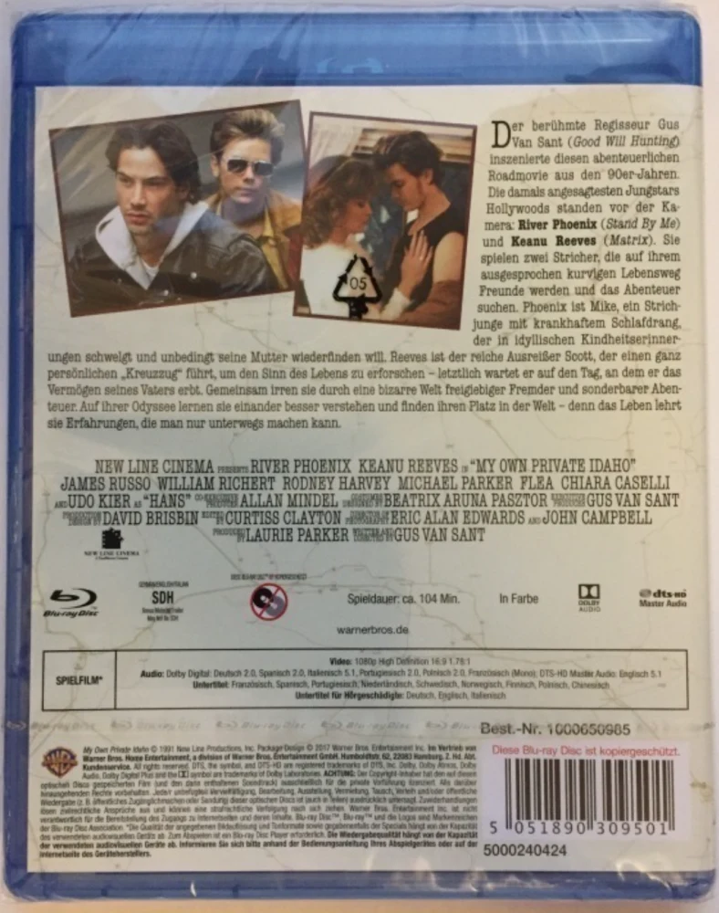 Matkalla Idahoon - My Private Idaho (Blu-ray)