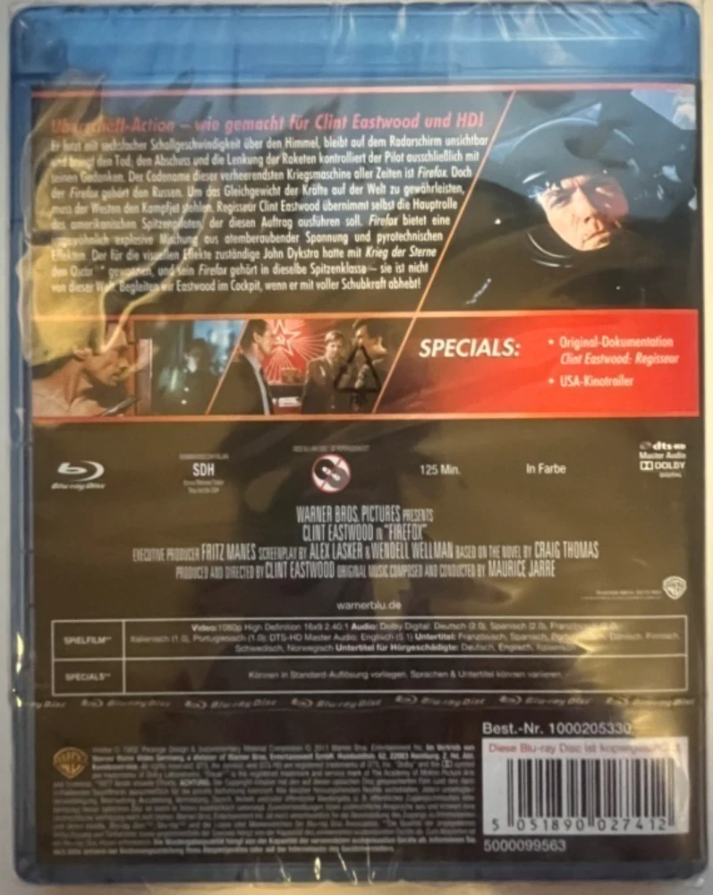 Firefox (Blu-ray) Clint Eastwood (1982)