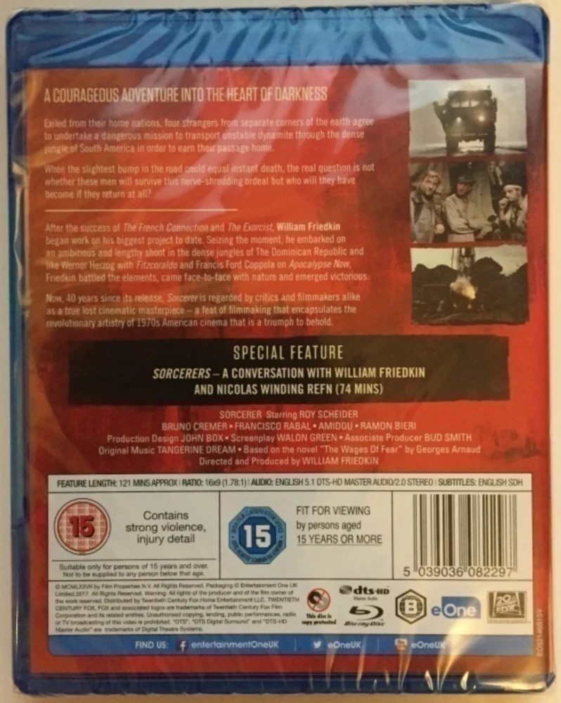 Sorcerer - Pelon palkka - 40th Anniversary (1977) Blu-ray