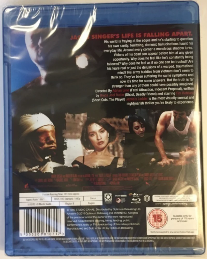 Jacobs Ladder (Blu-ray) Ohjaus: Adrian Lyne (1990)