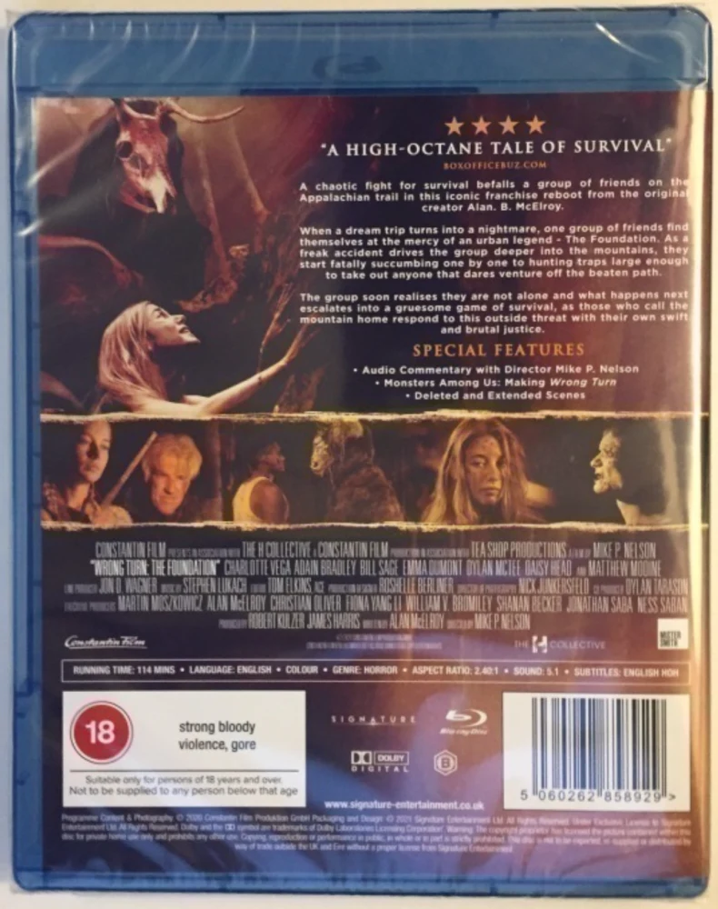 Wrong Turn (2020) Matthew Modine (Blu-ray)