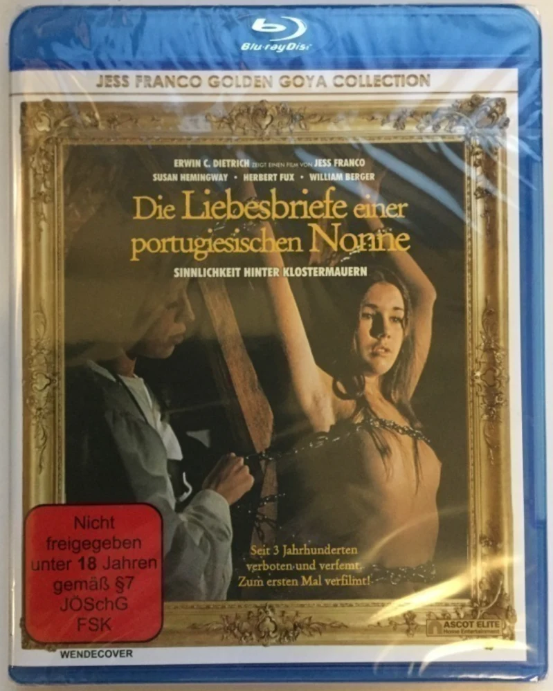 Tuhansien himojen luostari - Love Letters from a Portuguese Nun - Die Liebesbriefe einer portugiesischen Nonn - Jess Franco Golden Goya Collection (Blu-ray) Leikkaamaton!