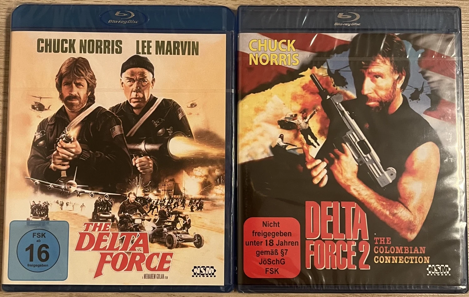 Delta Force 1&2 (1986 & 1990) Chuck Norris (Blu-ray)