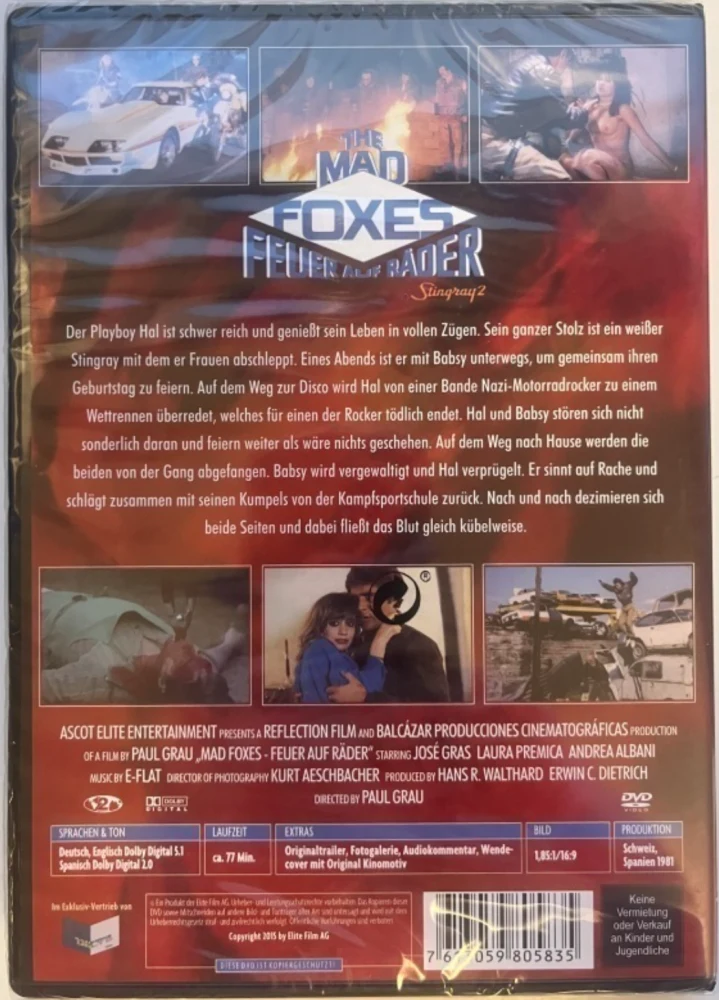 Mad Foxes (DVD) UNCUT (1981)