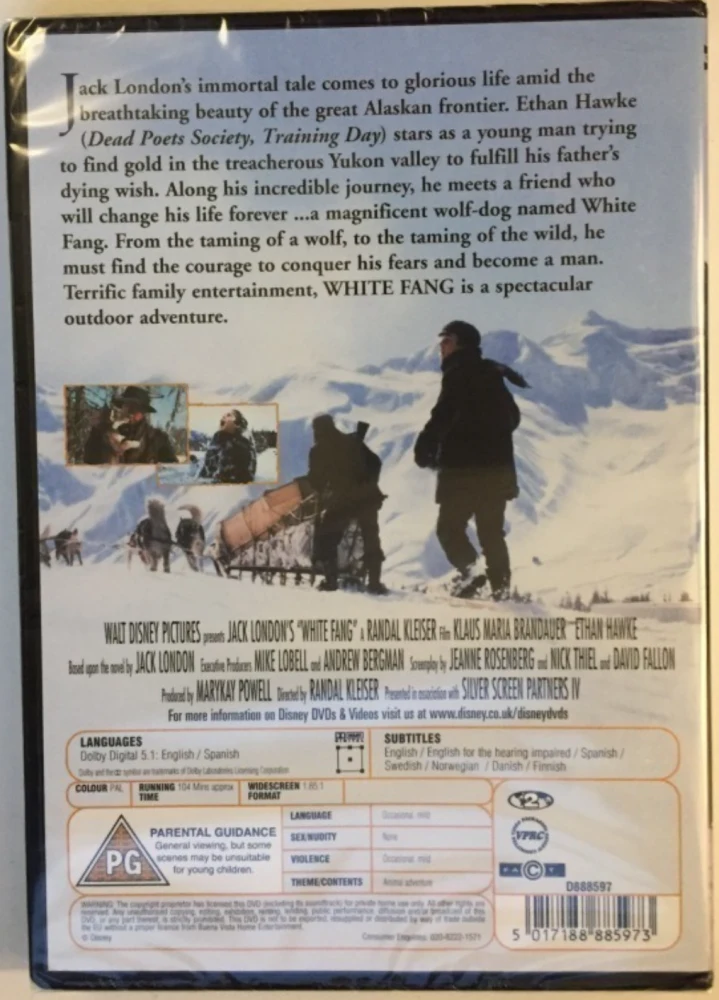 Valkohammas / White Fang (DVD)