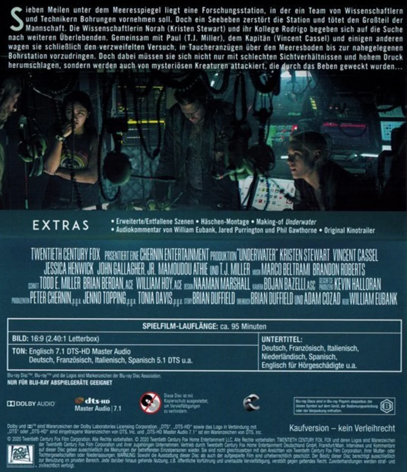 Underwater [Blu-ray]