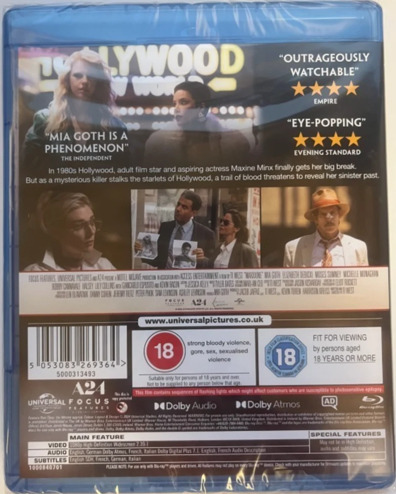 MaXXXine (Blu-ray) (2024)