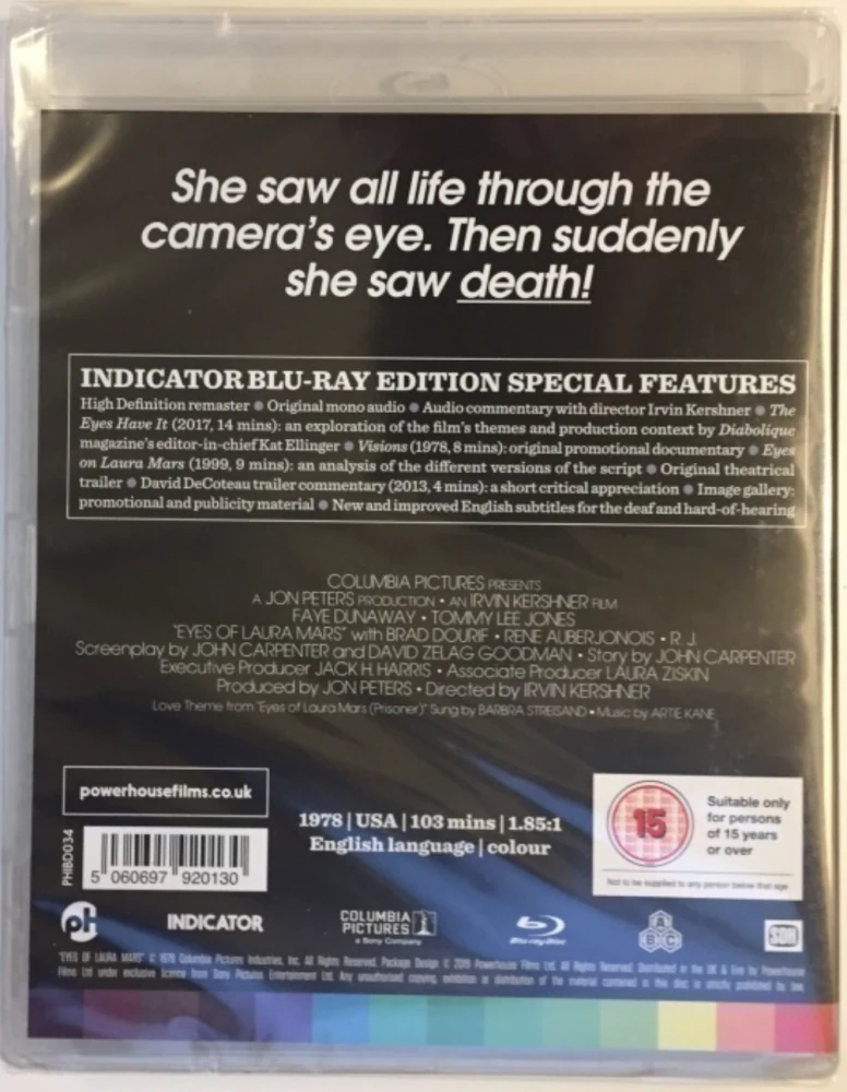 Laura Marsin silmät - Eyes of Laura Mars (Blu-ray)