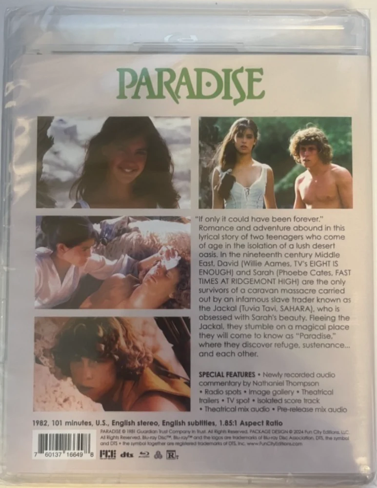 Rakkauden keidas - Paradise (Blu-ray) 1982 Phoebe Cates