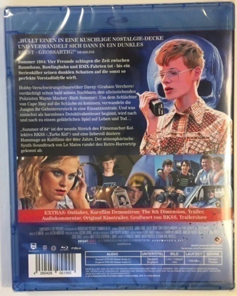 Summer of 84 (Blu-ray) 2018