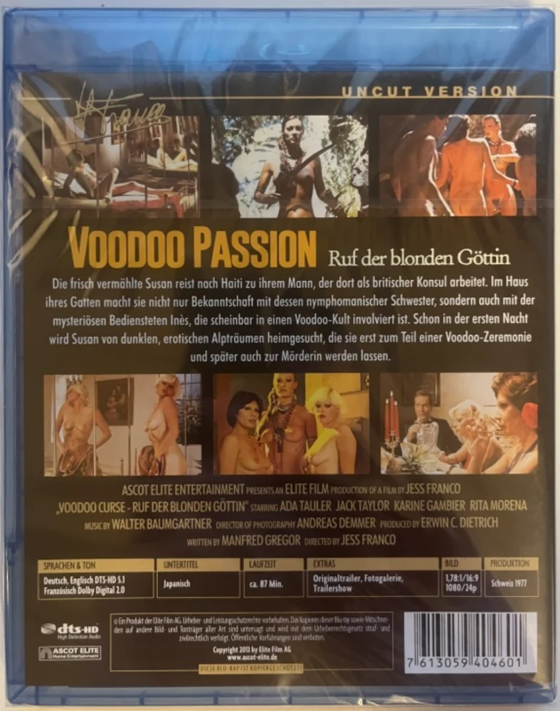 Märät unet - Voodoo Passion - Der Ruf der blonden Göttin (Blu-ray) Call of the Blond Goddess / Goya Collection