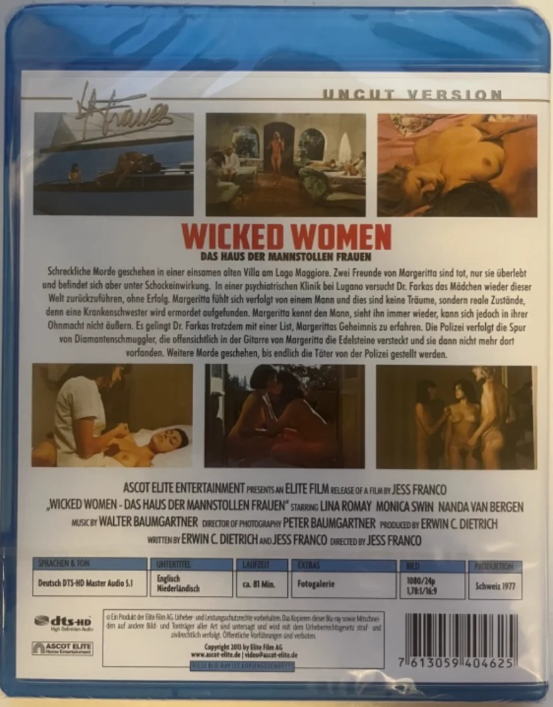Naiset ilman häpeää - Wicked Women - Das Haus der mannstollen Frauen (Blu-ray)