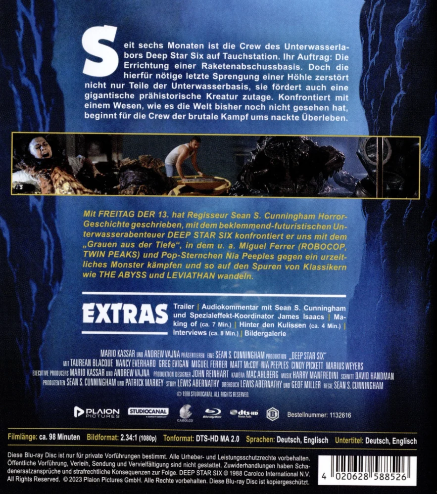 Syvyyksien peto - Deep Star Six [Blu-ray]
