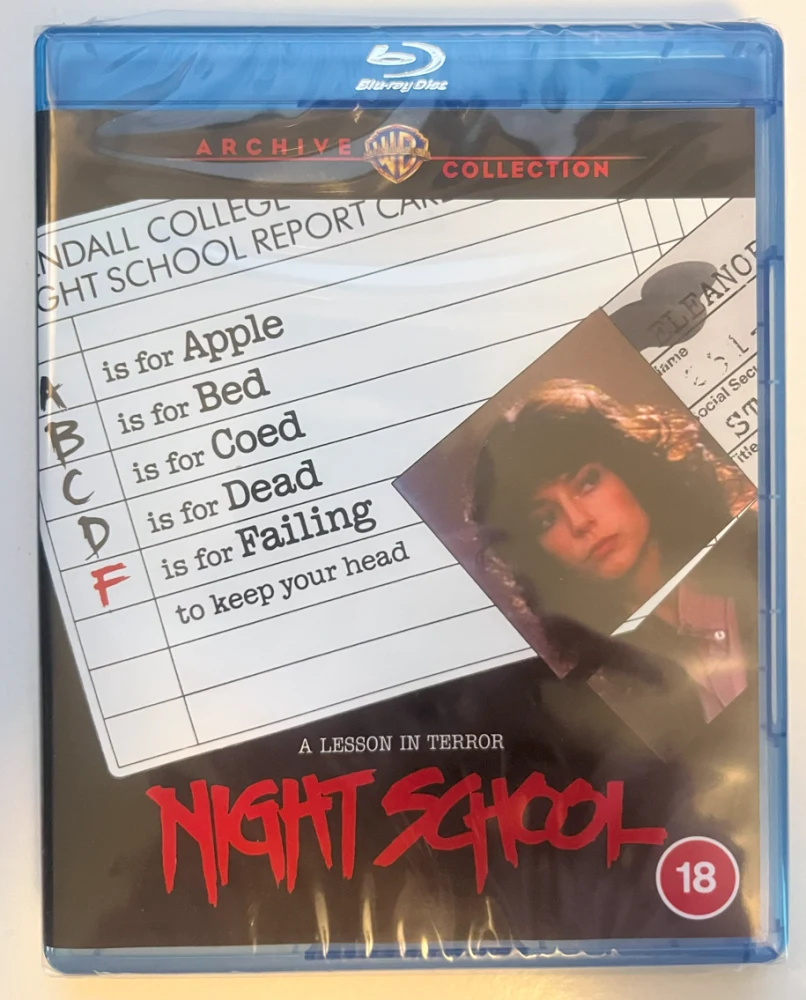 Kauhun varjo - Night School (1981) Blu-Ray (Terror Eyes)