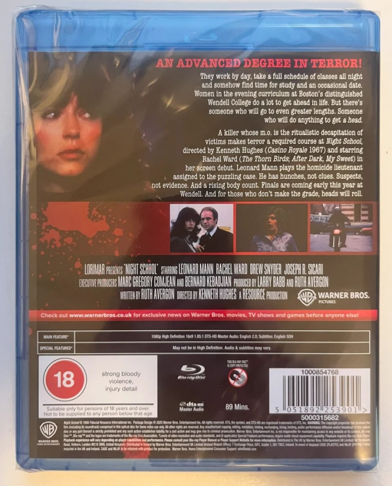 Kauhun varjo - Night School (1981) Blu-Ray (Terror Eyes)