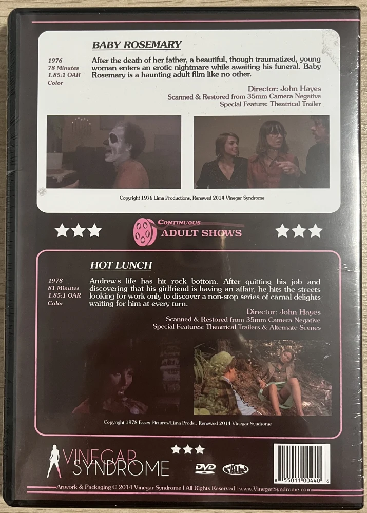 Baby Rosemary / Hot Lunch (DVD)