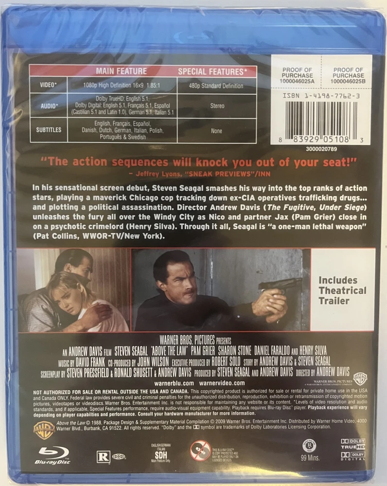 Nico - Above the Law (Blu-ray) 1988